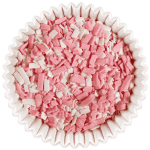 Pink & White Flake