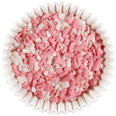 Pink & White Flake