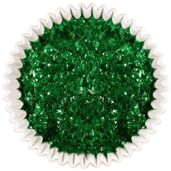 Dark Green Glass Sprinkles