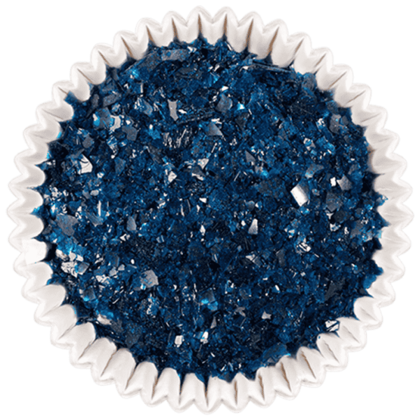 Navy Blue Glass Sprinkles