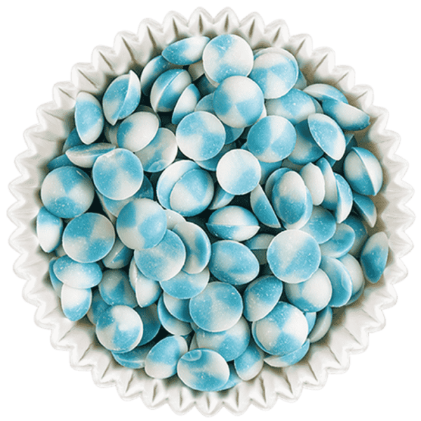 Blue & White Drop Chocolate Chips