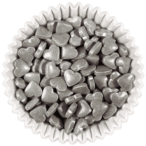 Silver Sugar Heart