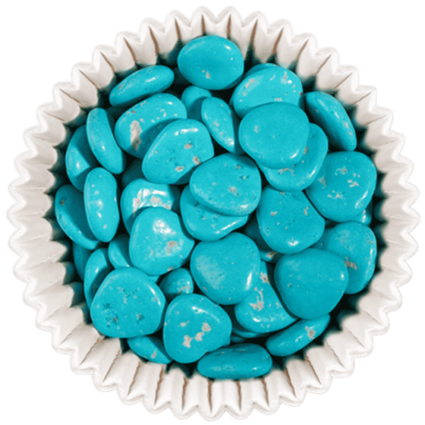 Blue Chocolate Heart