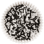 Black & White Bar Sprinkles