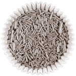 Metallic Silver Bar Sprinkles