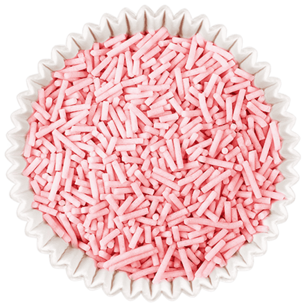 Pastel Pink Bar Sprinkles