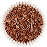 Metallic Copper Bar Sprinkles