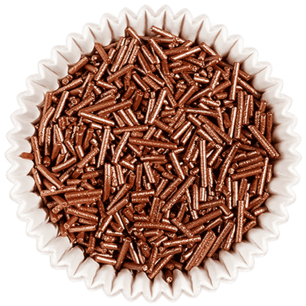 Metallic Copper Bar Sprinkles