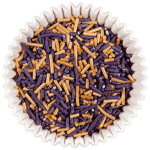 Metallic Violet Bar Sprinkles