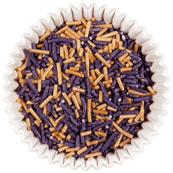 Metallic Violet Bar Sprinkles