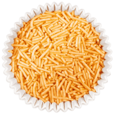 Pastel Orange Bar Sprinkles