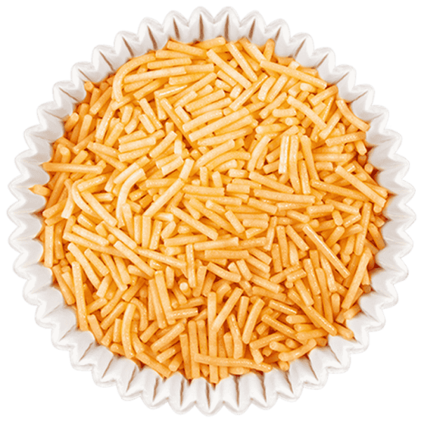 Pastel Orange Bar Sprinkles