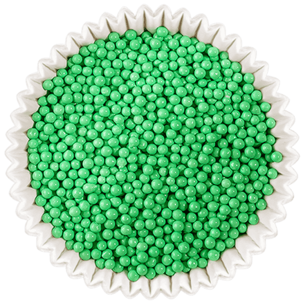 Metallic Green Sugar Ball